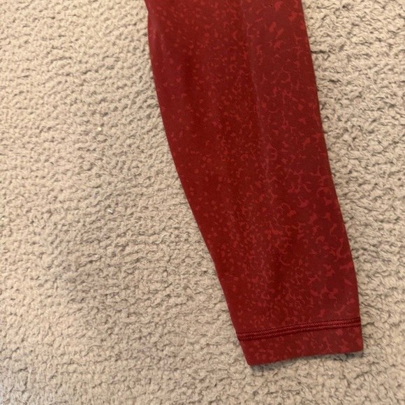 Lululemon Align Pant 28" *Engineer Print City Camo Chianti Multi Align Pant SZ10 - Picture 8 of 11